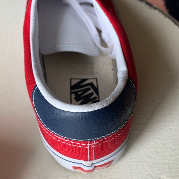 Vans Red Canvas Sneakers - Picture 9 of 10